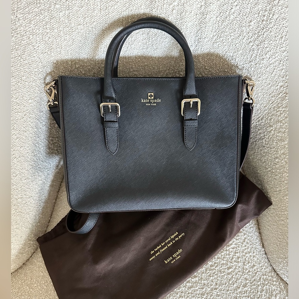 Kate Spade black top handle bag